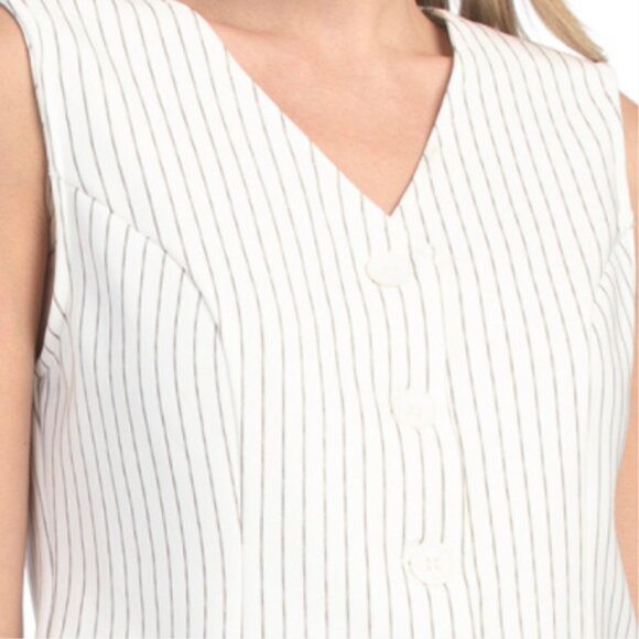 MAZE COLLECTION 2pc Scuba Skirt And Vest Set - Picture 3 of 4